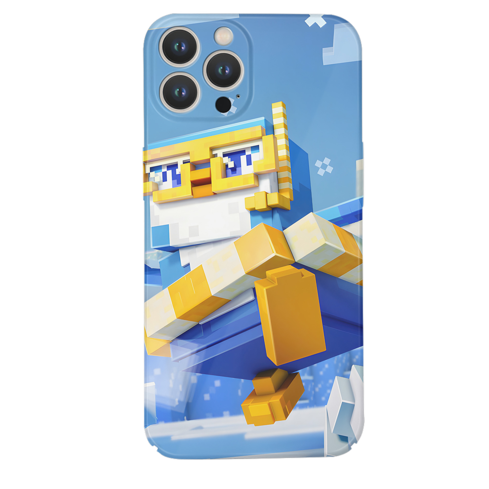 （画像用） マインクラフト ブロックの世界 Minecraft MC Block world 【iPhone 14シリーズ対応】ハードケース